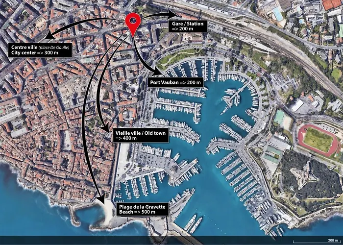 3p Refait A Neuf - Parking L430cm X W275cm * Antibes